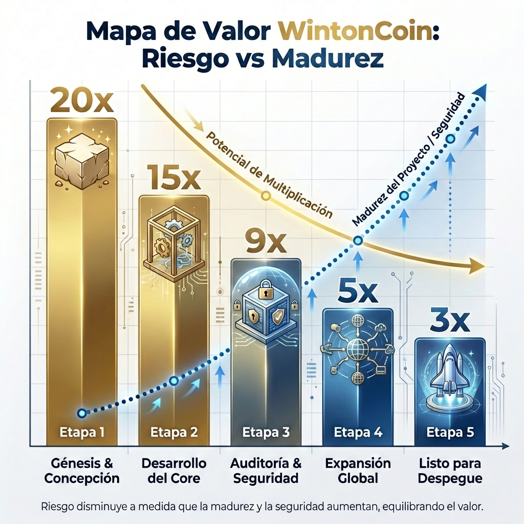 Gráfico de Multiplicadores vs Madurez